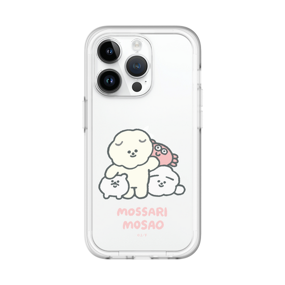 Slim Protection Premium Case［ Mossari Mosao - Everyone Together - Clear ］