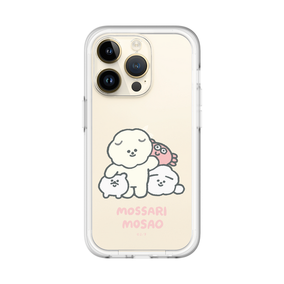 Slim Protection Premium Case［ Mossari Mosao - Everyone Together - Clear ］