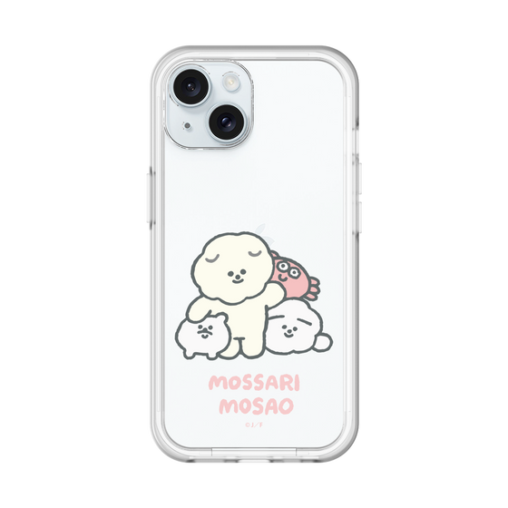 Slim Protection Premium Case［ Mossari Mosao - Everyone Together - Clear ］