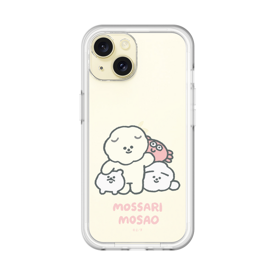 Slim Protection Premium Case［ Mossari Mosao - Everyone Together - Clear ］