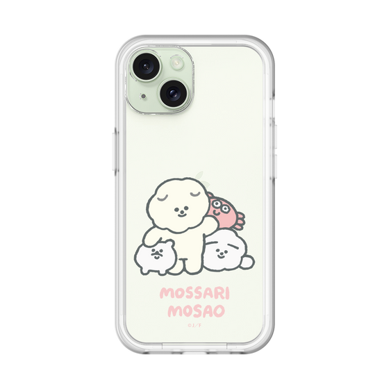 Slim Protection Premium Case［ Mossari Mosao - Everyone Together - Clear ］