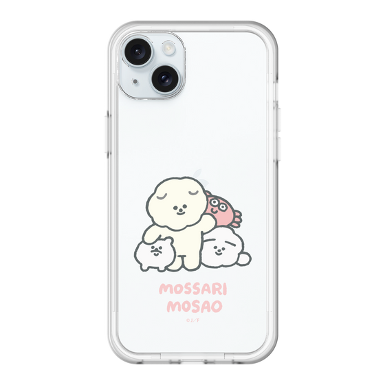 Slim Protection Premium Case［ Mossari Mosao - Everyone Together - Clear ］