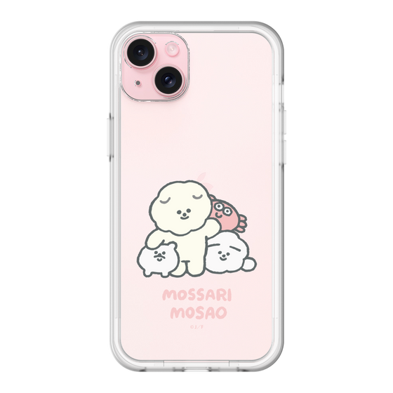 Slim Protection Premium Case［ Mossari Mosao - Everyone Together - Clear ］