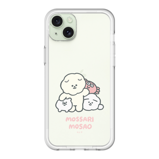 Slim Protection Premium Case［ Mossari Mosao - Everyone Together - Clear ］
