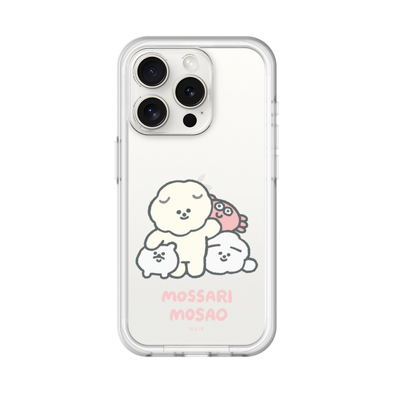 Slim Protection Premium Case［ Mossari Mosao - Everyone Together - Clear ］