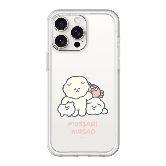 Slim Protection Premium Case［ Mossari Mosao - Everyone Together - Clear ］