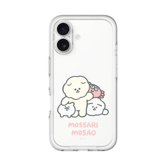 Slim Protection Premium Case［ Mossari Mosao - Everyone Together - Clear ］