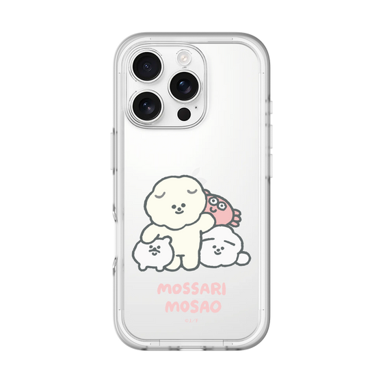 Slim Protection Premium Case［ Mossari Mosao - Everyone Together - Clear ］