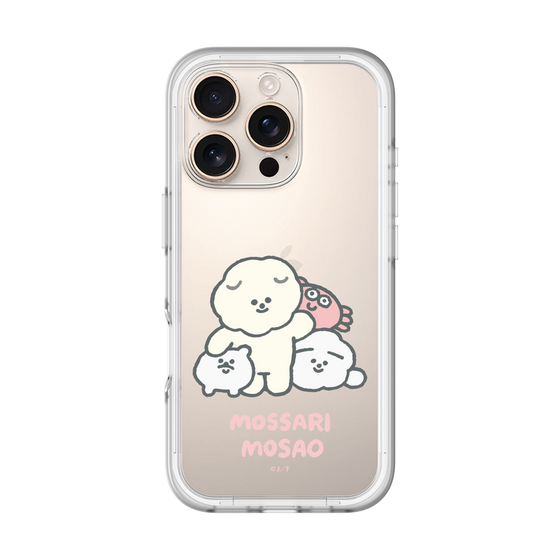 Slim Protection Premium Case［ Mossari Mosao - Everyone Together - Clear ］