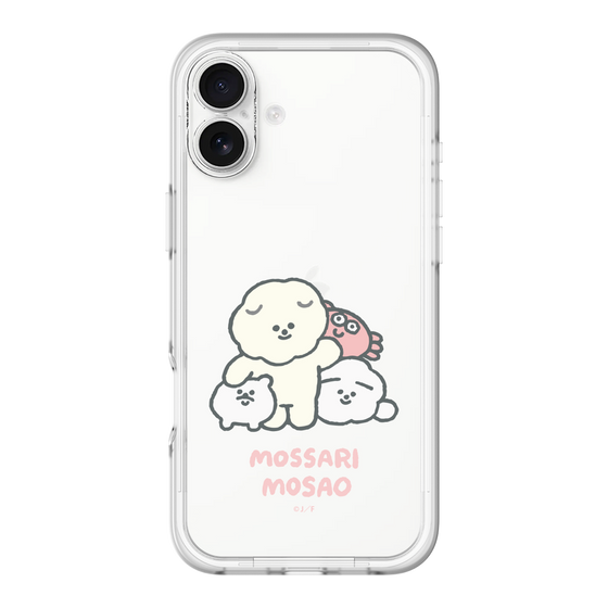 Slim Protection Premium Case［ Mossari Mosao - Everyone Together - Clear ］