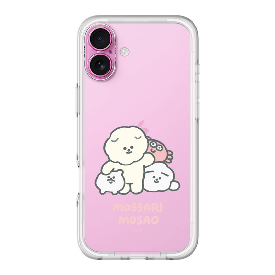 Slim Protection Premium Case［ Mossari Mosao - Everyone Together - Clear ］