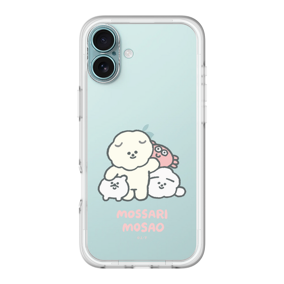 Slim Protection Premium Case［ Mossari Mosao - Everyone Together - Clear ］