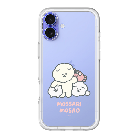 Slim Protection Premium Case［ Mossari Mosao - Everyone Together - Clear ］