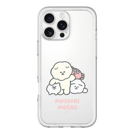 Slim Protection Premium Case［ Mossari Mosao - Everyone Together - Clear ］