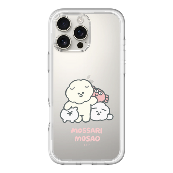 Slim Protection Premium Case［ Mossari Mosao - Everyone Together - Clear ］