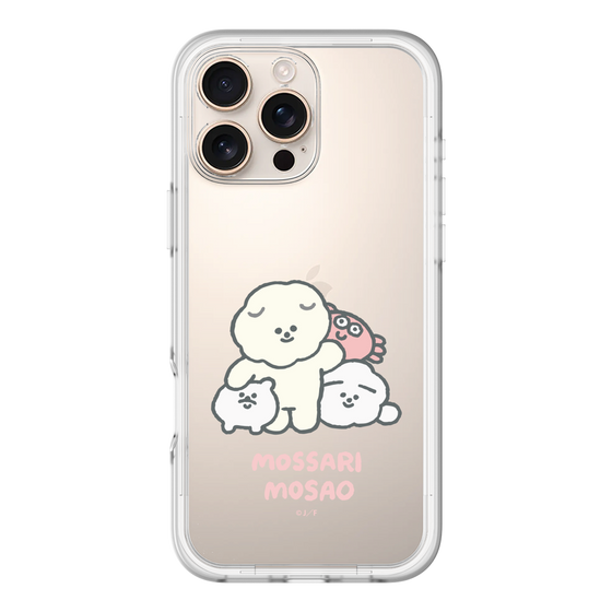 Slim Protection Premium Case［ Mossari Mosao - Everyone Together - Clear ］