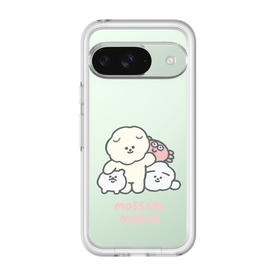 Slim Protection Premium Case［ Mossari Mosao - Everyone Together - Clear ］