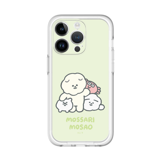 Slim Protection Premium Case［ Mossari Mosao - Everyone Together - Green ］