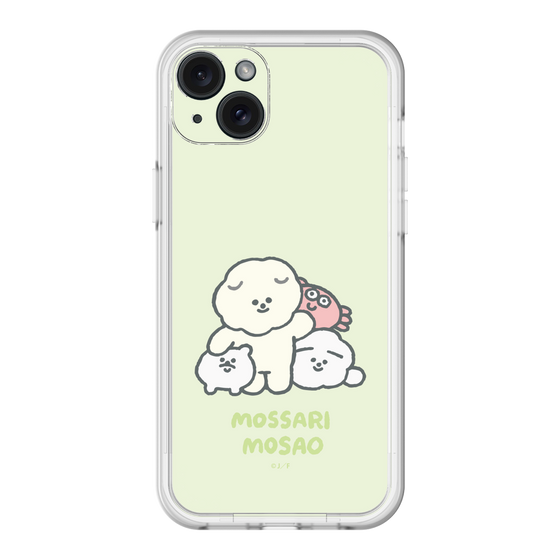 Slim Protection Premium Case［ Mossari Mosao - Everyone Together - Green ］