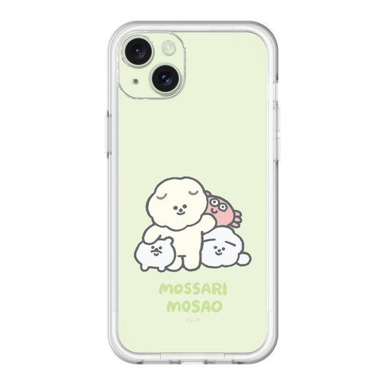 Slim Protection Premium Case［ Mossari Mosao - Everyone Together - Green ］