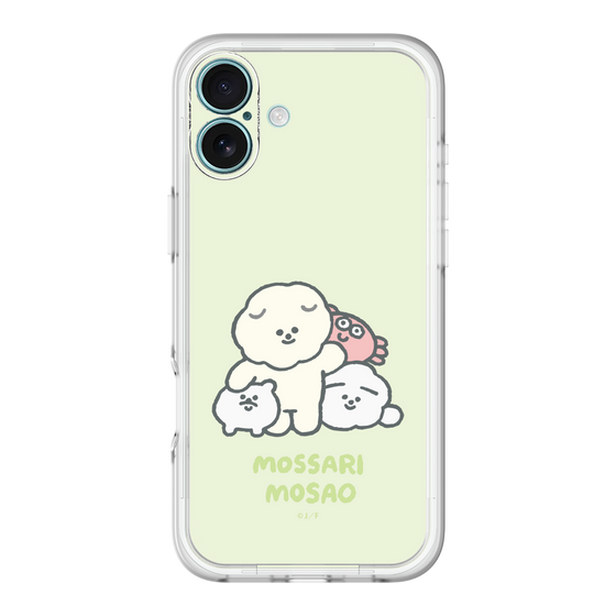 Slim Protection Premium Case［ Mossari Mosao - Everyone Together - Green ］