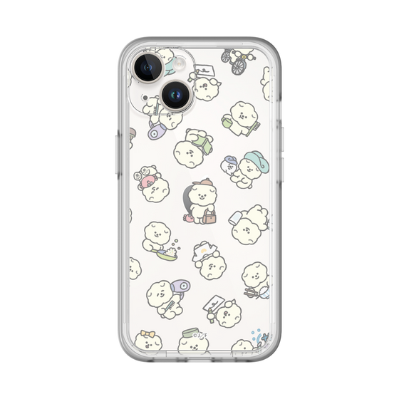 Slim Protection Premium Case［ Mossari Mosao - Lots of Mosao - Clear ］