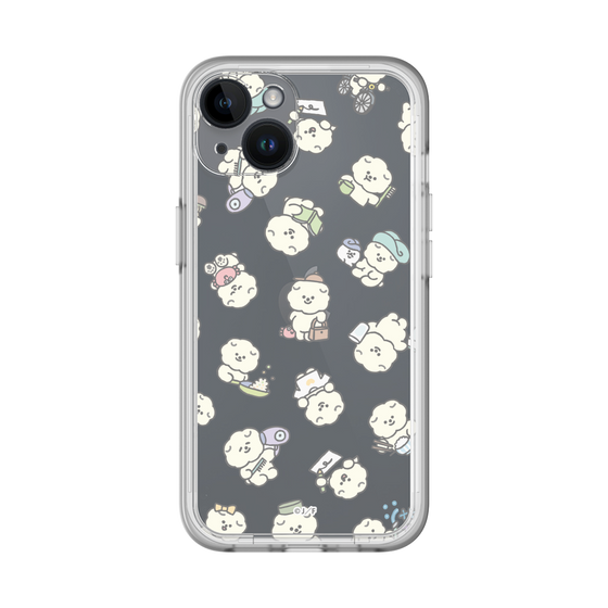 Slim Protection Premium Case［ Mossari Mosao - Lots of Mosao - Clear ］
