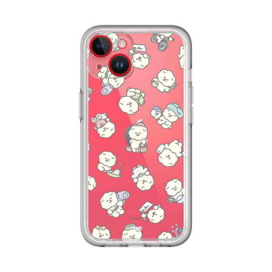 Slim Protection Premium Case［ Mossari Mosao - Lots of Mosao - Clear ］