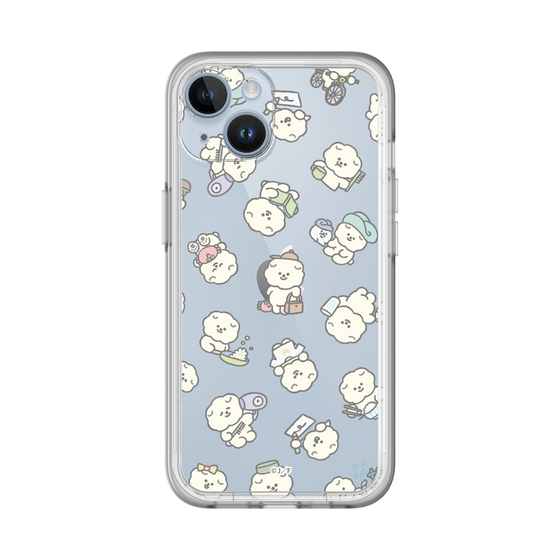 Slim Protection Premium Case［ Mossari Mosao - Lots of Mosao - Clear ］
