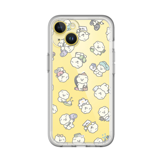 Slim Protection Premium Case［ Mossari Mosao - Lots of Mosao - Clear ］