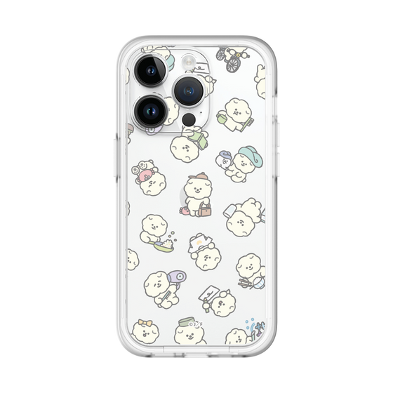 Slim Protection Premium Case［ Mossari Mosao - Lots of Mosao - Clear ］