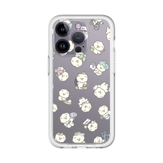 Slim Protection Premium Case［ Mossari Mosao - Lots of Mosao - Clear ］