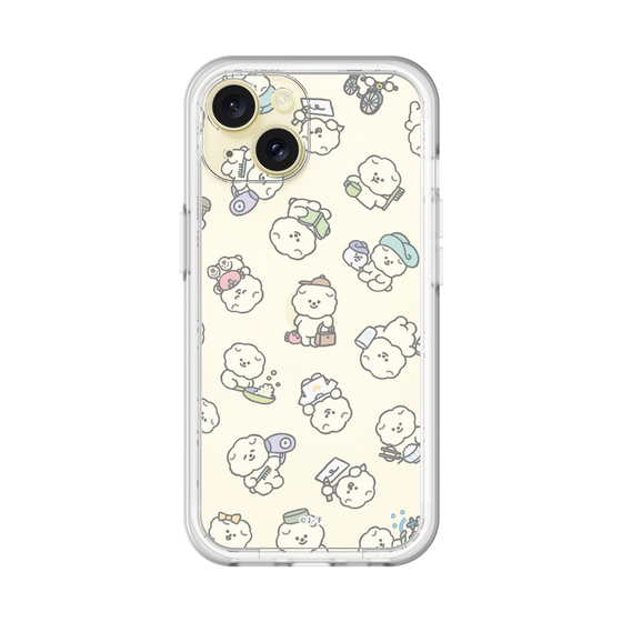 Slim Protection Premium Case［ Mossari Mosao - Lots of Mosao - Clear ］