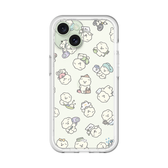 Slim Protection Premium Case［ Mossari Mosao - Lots of Mosao - Clear ］