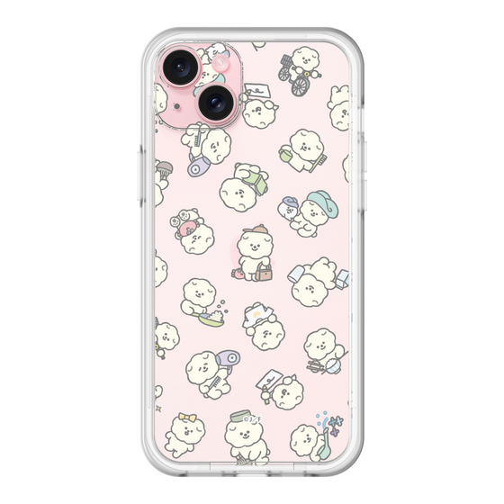 Slim Protection Premium Case［ Mossari Mosao - Lots of Mosao - Clear ］