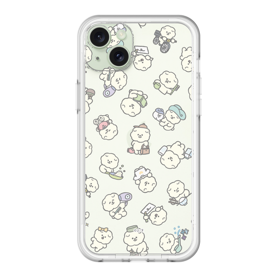 Slim Protection Premium Case［ Mossari Mosao - Lots of Mosao - Clear ］