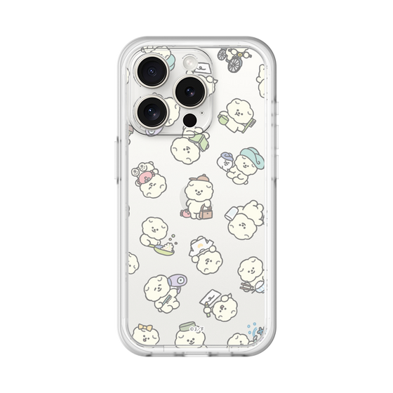 Slim Protection Premium Case［ Mossari Mosao - Lots of Mosao - Clear ］