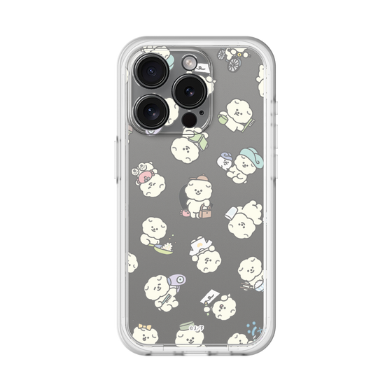 Slim Protection Premium Case［ Mossari Mosao - Lots of Mosao - Clear ］