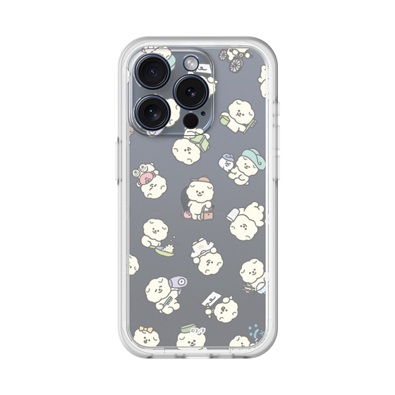 Slim Protection Premium Case［ Mossari Mosao - Lots of Mosao - Clear ］