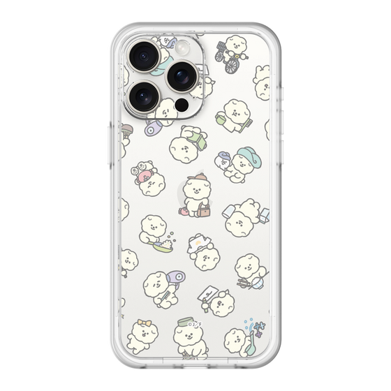 Slim Protection Premium Case［ Mossari Mosao - Lots of Mosao - Clear ］