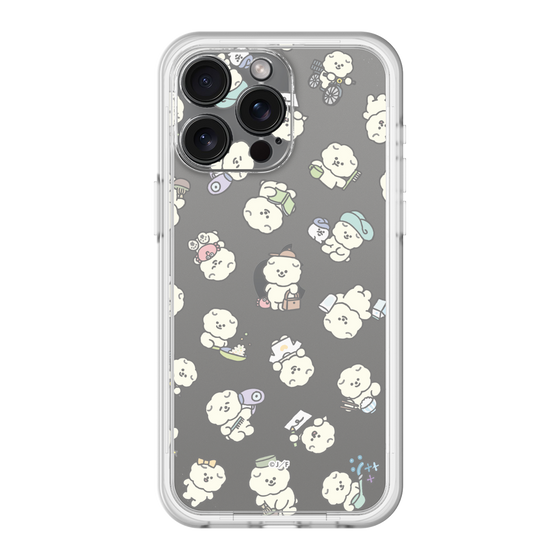 Slim Protection Premium Case［ Mossari Mosao - Lots of Mosao - Clear ］