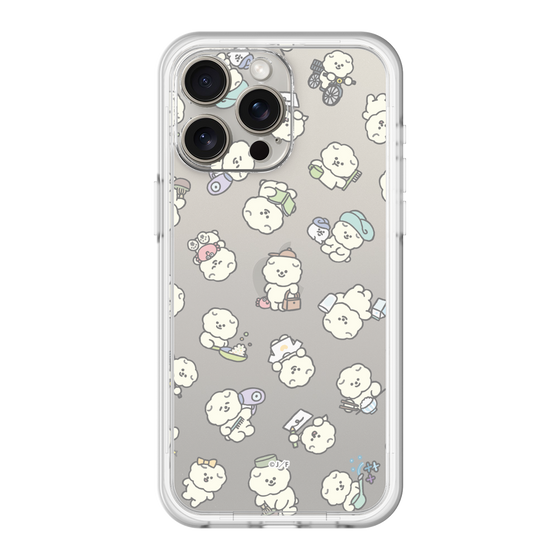 Slim Protection Premium Case［ Mossari Mosao - Lots of Mosao - Clear ］