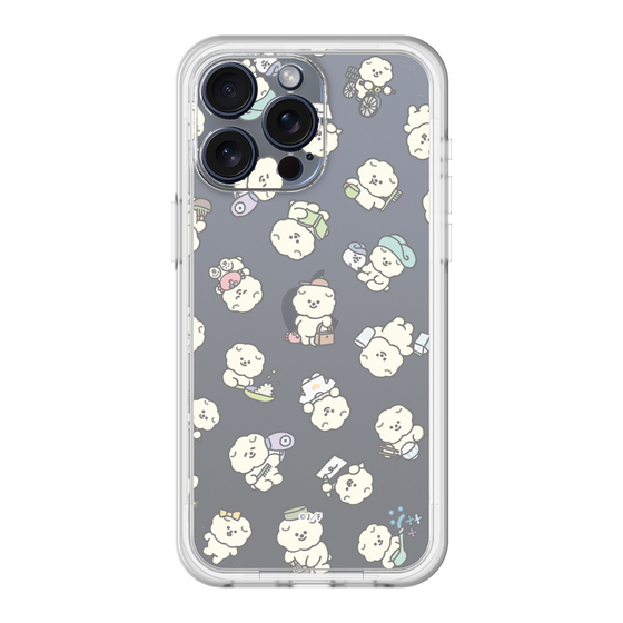Slim Protection Premium Case［ Mossari Mosao - Lots of Mosao - Clear ］