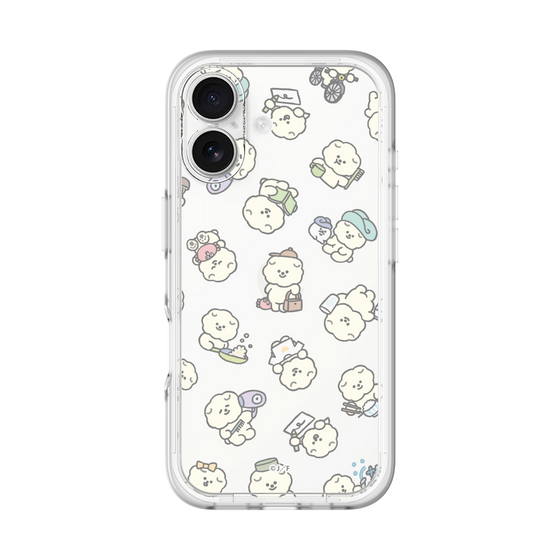 Slim Protection Premium Case［ Mossari Mosao - Lots of Mosao - Clear ］