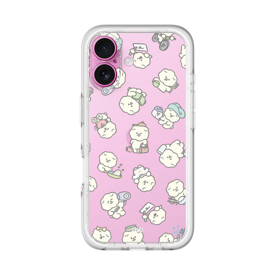 Slim Protection Premium Case［ Mossari Mosao - Lots of Mosao - Clear ］