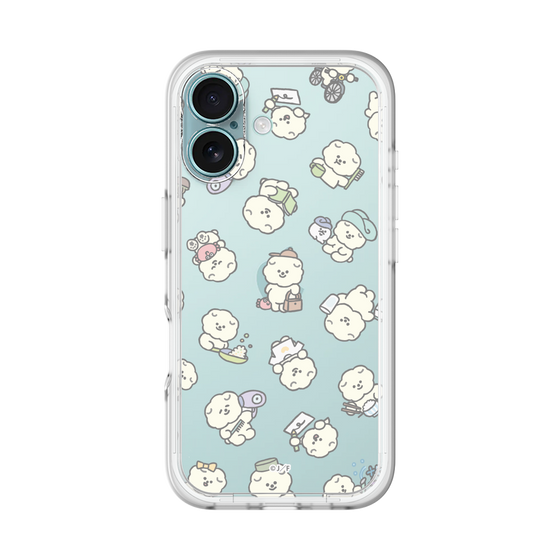 Slim Protection Premium Case［ Mossari Mosao - Lots of Mosao - Clear ］