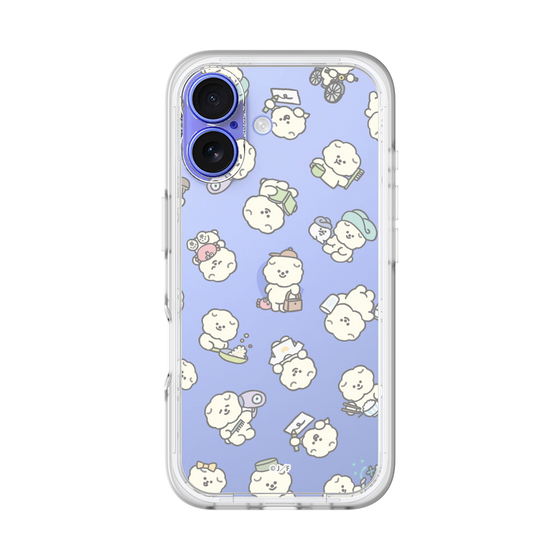 Slim Protection Premium Case［ Mossari Mosao - Lots of Mosao - Clear ］