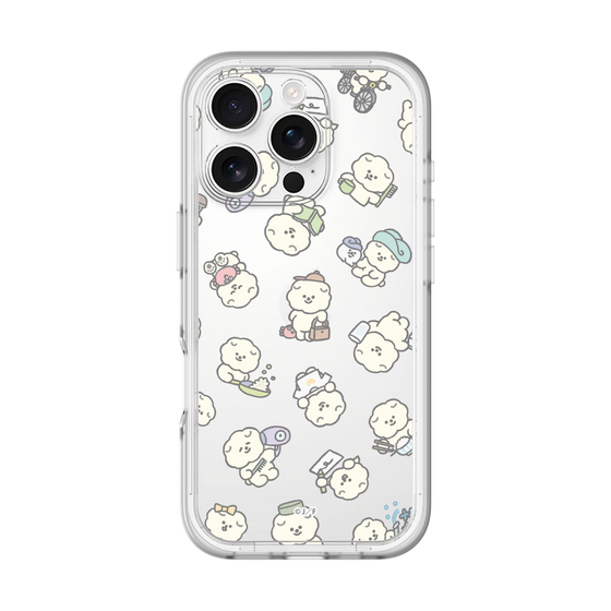 Slim Protection Premium Case［ Mossari Mosao - Lots of Mosao - Clear ］