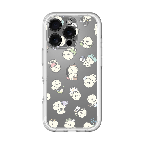 Slim Protection Premium Case［ Mossari Mosao - Lots of Mosao - Clear ］