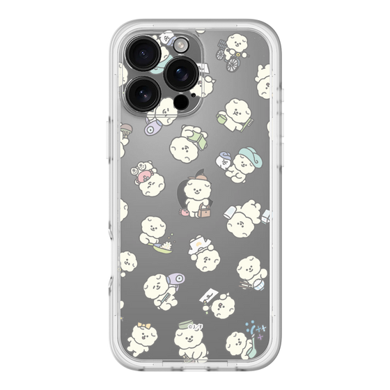 Slim Protection Premium Case［ Mossari Mosao - Lots of Mosao - Clear ］